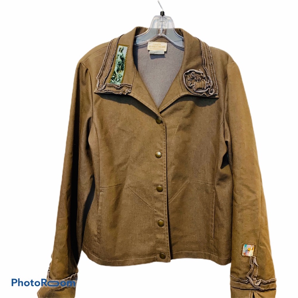 LINDA LUNDSTROM Patchwork Lagenlook Jacket